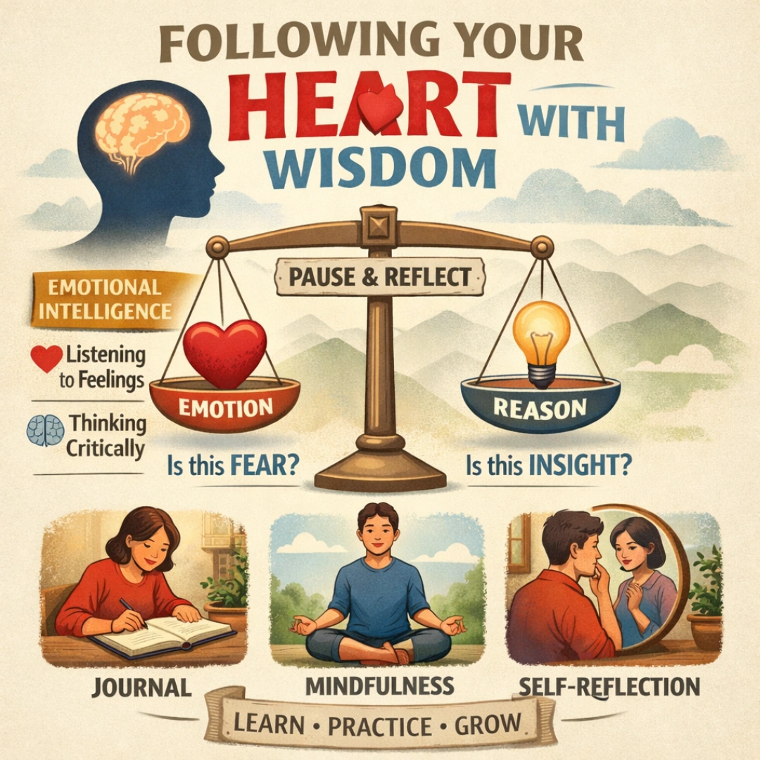 following your heart with wisdom